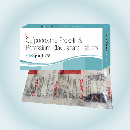 Sleapod-CV Tablets - Cefpodoxime & Clavulanic Acid Tablets