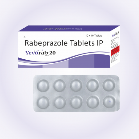 Yevorab-20 - Rabeprazole Tablets