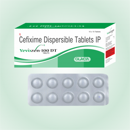 Yevozen-100 Tablets - Cefixime Tablets 100mg