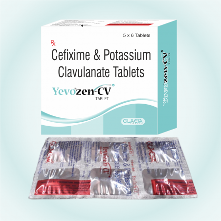 Yevozen-CV Tablets - Cefixime & Clavulanic Acid Tablets