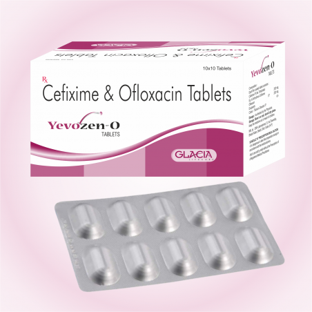 Yevozen-O Tablet - Cefixime Ofloxacin Tablet