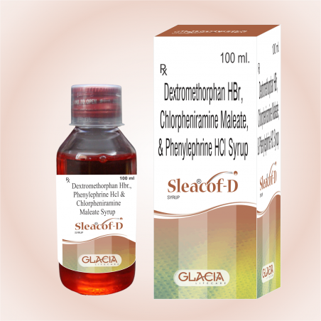 Sleacof-D Syrup - Dextromethorphan, Chlorpheniramine, Phenylephrine