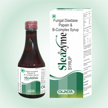Sleazyme Syrup - Fungal Diastase, Papain and Vitamin B-Complex
